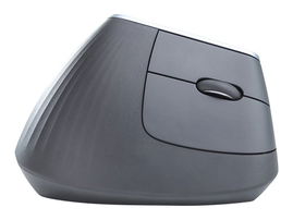 Logitech MX Vertical - Ratón vertical - ergonómico - óptico - 6 botones - inalámbrico, cableado - Bluetooth, 2.4 GHz - receptor inalámbrico USB - grafito