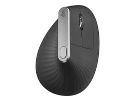 Logitech MX Vertical - Ratón vertical - ergonómico - óptico - 6 botones - inalámbrico, cableado - Bluetooth, 2.4 GHz - receptor inalámbrico USB - grafito