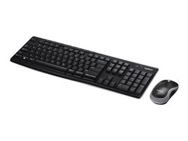 Logitech MK270 Wireless Combo - Juego de teclado y ratón - inalámbrico - 2.4 GHz - inglés - negro