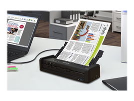 Epson WorkForce ES-300W - Escáner de documentos - Sensor de imagen de contacto (CIS) - a dos caras - Letter - 600 ppp x 600 ppp - hasta 25 ppm (mono) / hasta 25 ppm (color) - Alimentador automático de documentos (ADF) (20 hojas) - hasta 500 exploraci