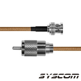 Cable RG142, con conectores BNC Macho / UHF Macho. Cable RG142, con conectores BNC Macho / UHF Macho.