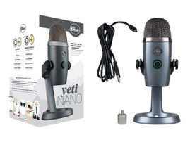 Blue Microphones Yeti Nano - Micrófono - USB - gris sombra