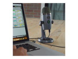 Blue Microphones Yeti Nano - Micrófono - USB - gris sombra