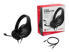 HyperX Cloud Stinger Core (PC) - Auricular - tamaño completo - cableado - conector de 3,5 mm - negro HyperX Cloud Stinger Core (PC) - Auricular - tamaño completo - cableado - conector de 3,5 mm - negro