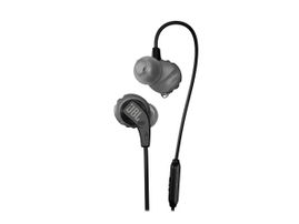 JBL Endurance RUN - Auriculares internos con micro - en oreja - montaje encima de la oreja - cableado - conector de 3,5 mm - negro