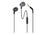 JBL Endurance RUN - Auriculares internos con micro - en oreja - montaje encima de la oreja - cableado - conector de 3,5 mm - negro