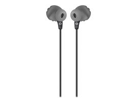 JBL Endurance RUN - Auriculares internos con micro - en oreja - montaje encima de la oreja - cableado - conector de 3,5 mm - negro