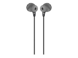 JBL Endurance RUN - Auriculares internos con micro - en oreja - montaje encima de la oreja - cableado - conector de 3,5 mm - negro