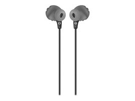 JBL Endurance RUN - Auriculares internos con micro - en oreja - montaje encima de la oreja - cableado - conector de 3,5 mm - negro
