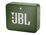 JBL Go 2 - Altavoz - para uso portátil - inalámbrico - Bluetooth - 3 vatios - Verde - 5 horas de reproducción - Resistente al agua - Entrada de cable de audio