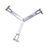 Brida para sujeción de retenida compatible con tramos STZ35G, Galvanizado por Inmersión en Caliente.
