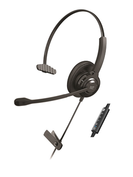 Klip Xtreme - Audífonos de Diadema - Para Conferencia - Cableado - On-Ear - USB - Vol-Mic