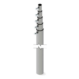 Mástil telescópico de 15 m (49.2 ft) Compuesto por 5 Secciones Concéntricas (requiere accesorios de instalación) Mástil telescópico de 15 m (49.2 ft) Compuesto por 5 Secciones Concéntricas (requiere accesorios de instalación)