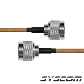 Jumper de 180 cms. con Cable Coaxial RG-142/U y Conectores N Macho a N Macho. Jumper de 180 cms. con Cable Coaxial RG-142/U y Conectores N Macho a N Macho.