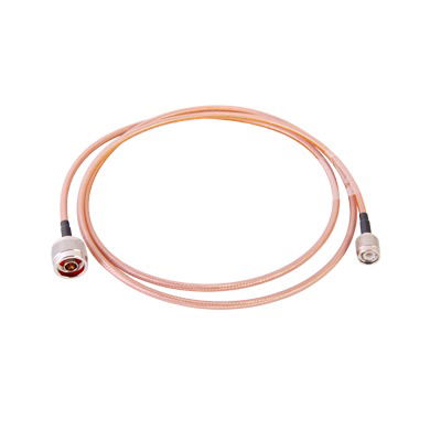 Jumper de 150 cm fabricado con cable RG-142, conector 