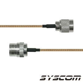 Cable RG142, con conectores N Hembra en un extremo y en el otro TNC Macho Inverso. Cable RG142, con conectores N Hembra en un extremo y en el otro TNC Macho Inverso.