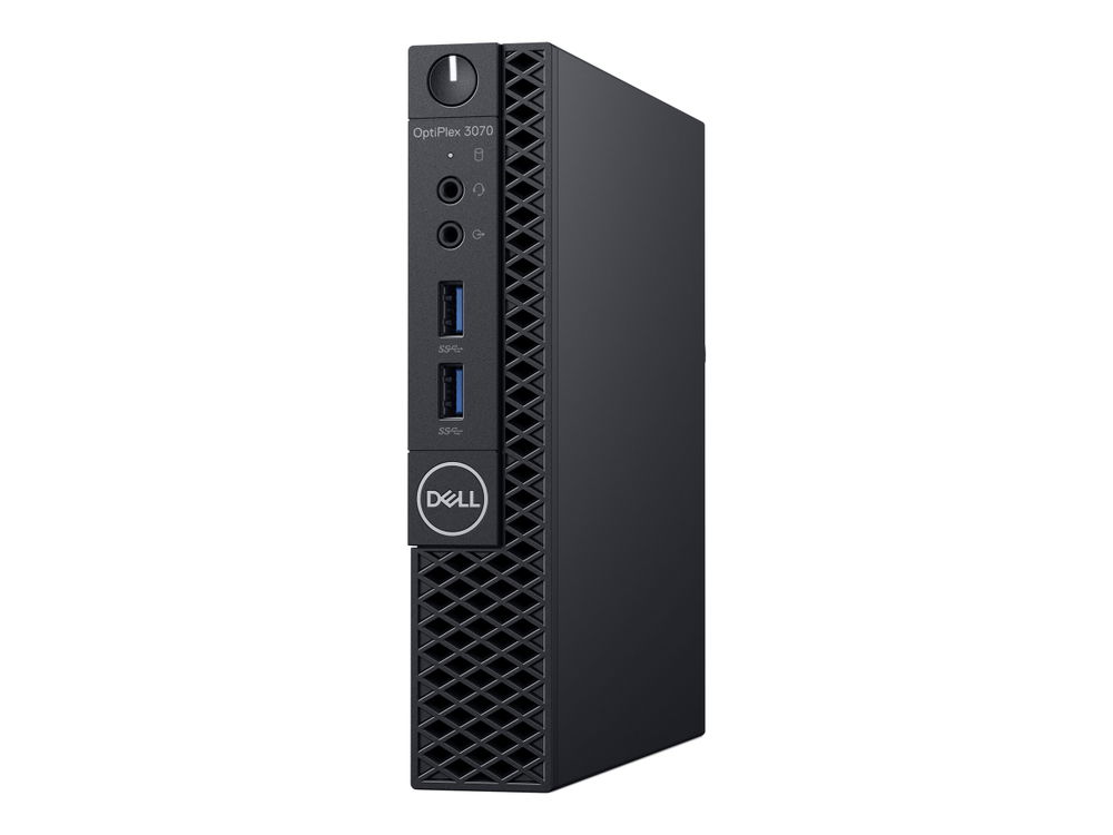 Dell OptiPlex 3070 - MLK - micro - Core i5 9500T / hasta 3.7 GHz - RAM 4 GB - HDD 500 GB - UHD Graphics 630 - Gigabit Ethernet - Win 10 Pro 64 bits - monitor: ninguno - BTS - con 1 Year Hardware Service with Onsite/In-Home Service After Remote Diagno