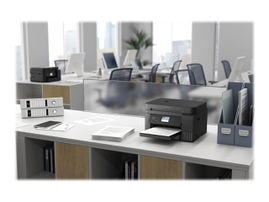 Epson EcoTank L6191 - Impresora multifunción - color - chorro de tinta - Legal (216 x 356 mm) (original) - A4/Legal (material) - hasta 11 ppm (copiando) - hasta 33 ppm (impresión) - 250 hojas - USB 2.0, LAN, Wi-Fi(n)