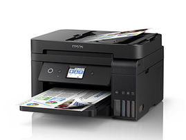 Epson EcoTank L6191 - Impresora multifunción - color - chorro de tinta - Legal (216 x 356 mm) (original) - A4/Legal (material) - hasta 11 ppm (copiando) - hasta 33 ppm (impresión) - 250 hojas - USB 2.0, LAN, Wi-Fi(n)