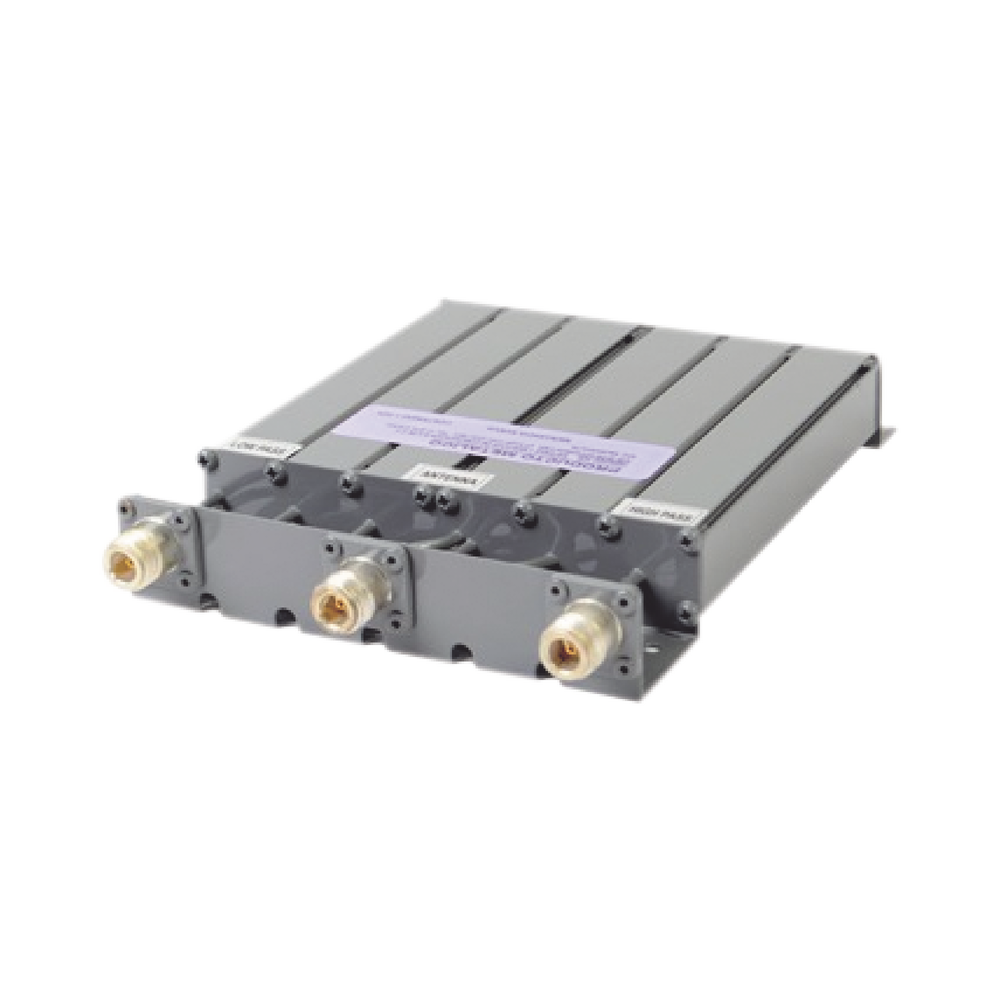 Duplexer SYSCOM de 403-430 MHz, 6 Cavidades, para 15 MHz de Separación, Conectores N Hembra.