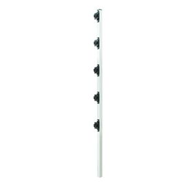 Poste de Paso de 1.2m para Cerca Electrificada de PTR Cuadrado de Aluminio de 1 Poste de Paso de 1.2m para Cerca Electrificada de PTR Cuadrado de Aluminio de 1