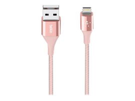 Belkin MIXIT DuraTek Lightning to USB Cable - Cable Lightning - USB (M) a Lightning (M) - 1.22 m - blindado - dorado rosa - para Apple iPad/iPhone/iPod (Lightning)