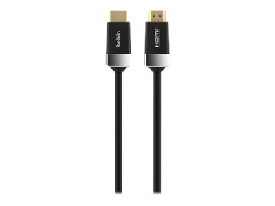Belkin High Speed HDMI Cable - Cable HDMI con Ethernet - HDMI macho a HDMI macho - 2 m - compatibilidad con 4K