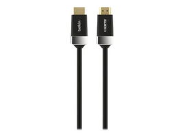 Belkin High Speed HDMI Cable - Cable HDMI con Ethernet - HDMI macho a HDMI macho - 2 m - compatibilidad con 4K
