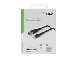 Belkin BoostCharge - Cable Lightning - Lightning macho a USB macho - 1 m - negro