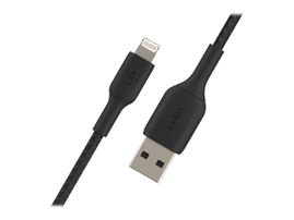 Belkin BoostCharge - Cable Lightning - Lightning macho a USB macho - 1 m - negro