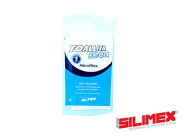 TOALLITA SECA DE MICROFIBRA SILIMEX TOALLA IDEAL PARA QUITAR LA GRASA CORPORAL QUITA PELUSA LIMPIA SIN RAYAR SECA Y LIMPIA FÁCILMENTE. 60% POLIÉSTER 40% NYLON NO DAÑA LAS SUPERFICIES DELICADAS ES ABSORBENTE PRESENTACIÓN 30X30CM