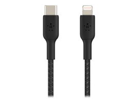 Belkin BoostCharge - Cable Lightning - 24 pin USB-C macho a Lightning macho - 1 m - negro - suministro de potencia USB (18W) Belkin BoostCharge - Cable Lightning - 24 pin USB-C macho a Lightning macho - 1 m - negro - suministro de potencia USB (18W)