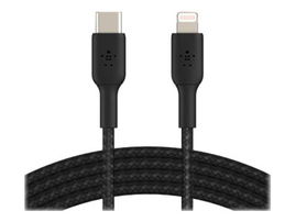Belkin BoostCharge - Cable Lightning - 24 pin USB-C macho a Lightning macho - 1 m - negro - suministro de potencia USB (18W) Belkin BoostCharge - Cable Lightning - 24 pin USB-C macho a Lightning macho - 1 m - negro - suministro de potencia USB (18W)