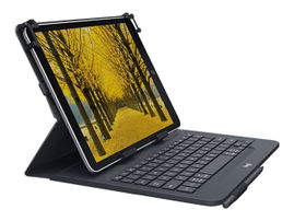 Logitech Universal Folio for 9-10 inch Tablets - Caja de teclado y folio - inalámbrico - Bluetooth 3.0 - No incluye pluma digital Logitech Universal Folio for 9-10 inch Tablets - Caja de teclado y folio - inalámbrico - Bluetooth 3.0 - No incluye pluma digital