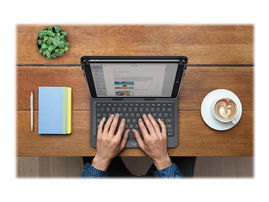 Logitech Universal Folio for 9-10 inch Tablets - Caja de teclado y folio - inalámbrico - Bluetooth 3.0 - No incluye pluma digital Logitech Universal Folio for 9-10 inch Tablets - Caja de teclado y folio - inalámbrico - Bluetooth 3.0 - No incluye pluma digital