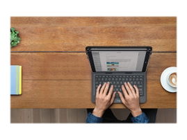 Logitech Universal Folio for 9-10 inch Tablets - Caja de teclado y folio - inalámbrico - Bluetooth 3.0 - No incluye pluma digital Logitech Universal Folio for 9-10 inch Tablets - Caja de teclado y folio - inalámbrico - Bluetooth 3.0 - No incluye pluma digital