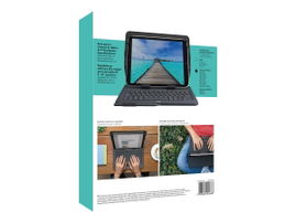 Logitech Universal Folio for 9-10 inch Tablets - Caja de teclado y folio - inalámbrico - Bluetooth 3.0 - No incluye pluma digital Logitech Universal Folio for 9-10 inch Tablets - Caja de teclado y folio - inalámbrico - Bluetooth 3.0 - No incluye pluma digital