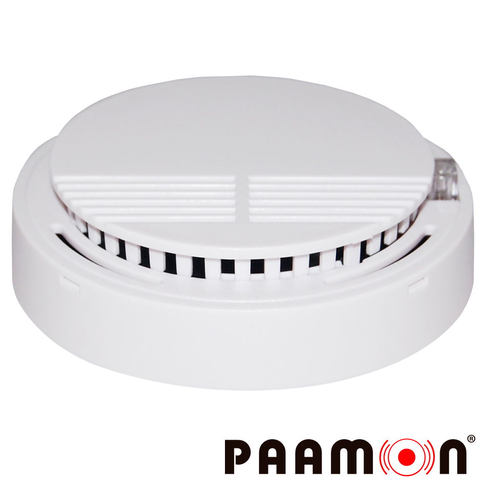 DETECTOR DE HUMO PAAMON PAM-SMK20 INALAMBRICO / AUTONOMO / MONTAJE EN TECHO O PARED / FÁCIL INSTALACIÓN / RANGO DE DETECCIÓN 25 MTS CUADRADOS/ ALIMENTACION POR MEDIO DE BATERIA (NO INCLUIDA)