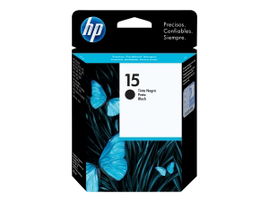 HP 15 - 25 ml - negro - original - cartucho de tinta - para Deskjet 38XX; Fax 1230; Officejet 5110, 720, 72XX, v30, v40; psc 500, 720, 750, 920, 950