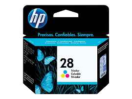 HP 28 - 8 ml - amarillo, cián, magenta - original - cartucho de tinta - para Deskjet 33XX, 35XX, 36XX, 37XX, 38XX; Fax 1240; Officejet 41XX, 42XX; psc 1110, 12XX, 13XX