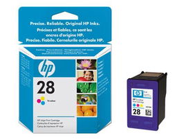 HP 28 - 8 ml - amarillo, cián, magenta - original - cartucho de tinta - para Deskjet 33XX, 35XX, 36XX, 37XX, 38XX; Fax 1240; Officejet 41XX, 42XX; psc 1110, 12XX, 13XX