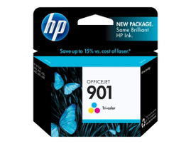 HP 901 - 9 ml - color (cian, magenta, amarillo) - original - cartucho de tinta - para Officejet 4500, 4500 G510, J4524, J4525, J4535, J4540, J4550, J4580, J4585, J4660, J4680