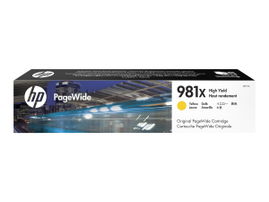 HP 981X - 116 ml - Alto rendimiento - amarillo - original - PageWide - cartucho de tinta - para PageWide Enterprise Color MFP 586; PageWide Managed Color E55650