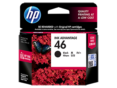 HP 46 - Negro - original - Ink Advantage - cartucho de tinta - para Deskjet  Ink Advantage Ultra 2529, Ink