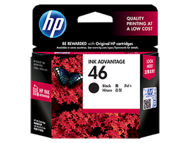 HP 46 - Negro - original - Ink Advantage - cartucho de tinta - para Deskjet Ink Advantage Ultra 2529, Ink Advantage Ultra 4729