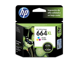 HP - Ink cartridge - Tricolor - 664XL HP - Ink cartridge - Tricolor - 664XL