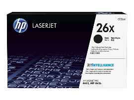 HP 26X - Alto rendimiento - negro - original - LaserJet - cartucho de tóner (CF226X) - para LaserJet Pro M402, MFP M426
