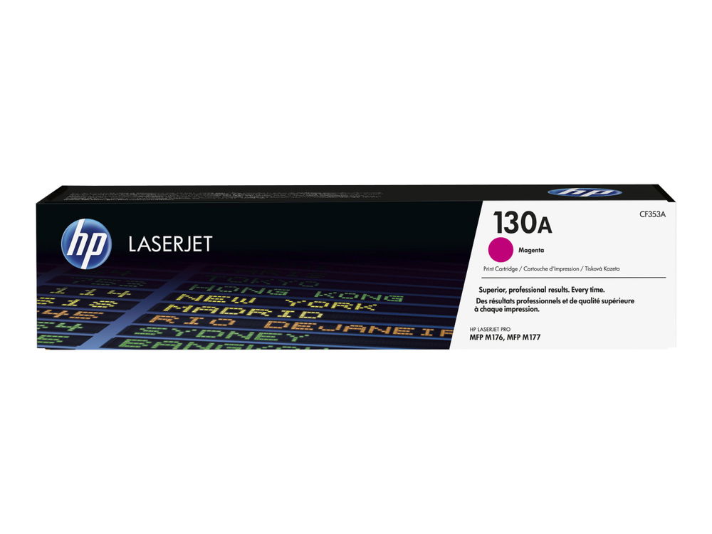 HP 130A - Magenta - original - LaserJet - cartucho de tóner (CF353A) - para Color LaserJet Pro MFP M176n, MFP M177fw HP 130A - Magenta - original - LaserJet - cartucho de tóner (CF353A) - para Color LaserJet Pro MFP M176n, MFP M177fw