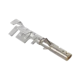 Terminal Hembra Plegable para cables 20-24 AWG, de Potencia para Conectores Molex 3.0 mm, Baño de Oro de 15 micro pulgadas.
