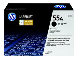 HP 55A - Negro - original - LaserJet - cartucho de tóner (CE255A) - para LaserJet Enterprise MFP M525; LaserJet Enterprise Flow MFP M525; LaserJet Managed MFP M525